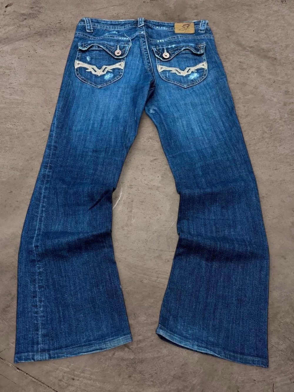 2000s y2k lowrise flare seven7 jeans